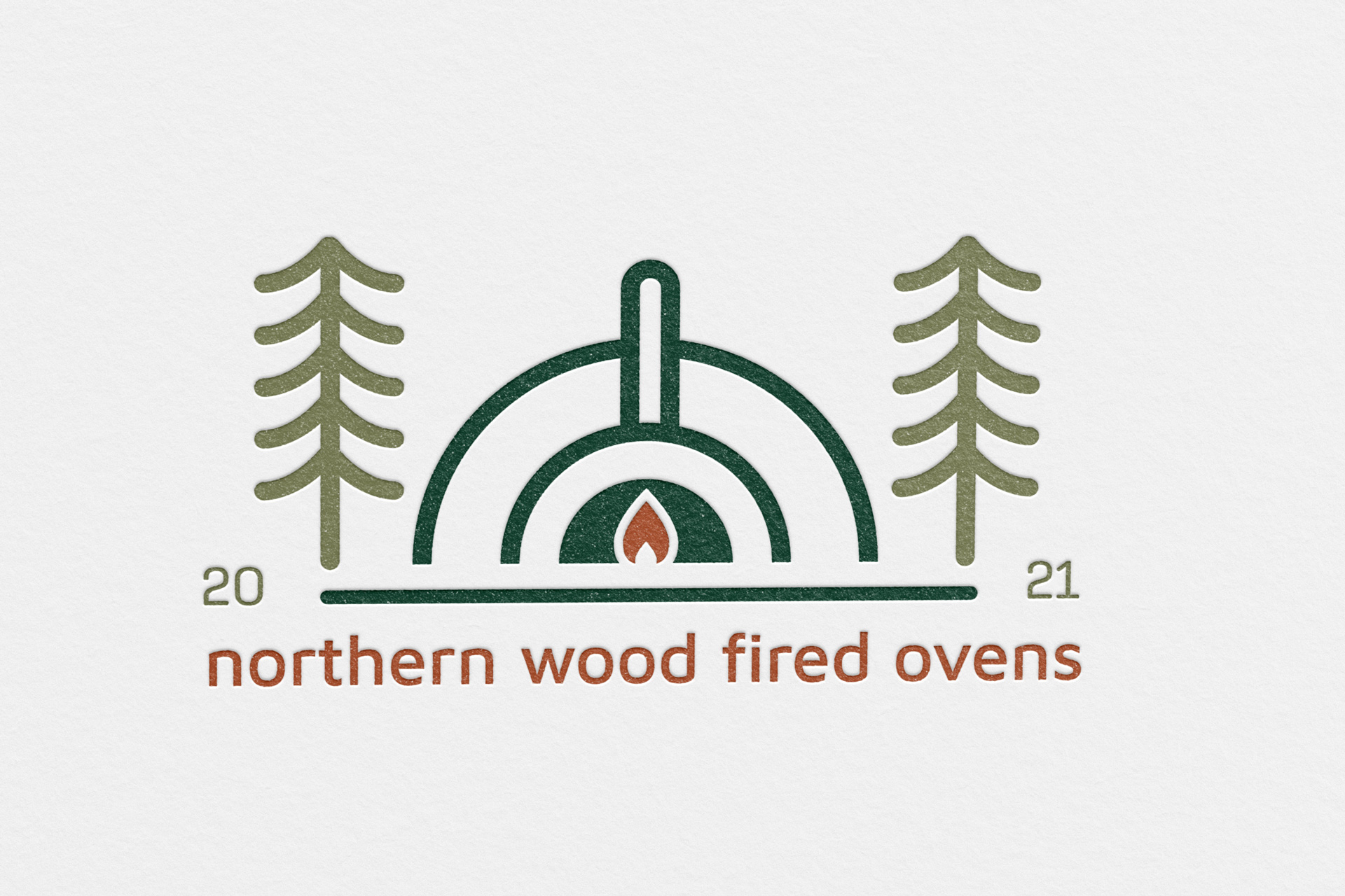 Custom branding and logo design for Calgary, Canada based Northern Wood Fired Ovens